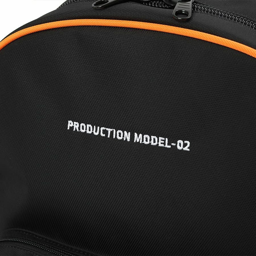 エヴァンゲリオンコラボ】 MOUSTACHE マチ拡張 ラウンドリュックサック 24-30L ポリエステル MEV-4008