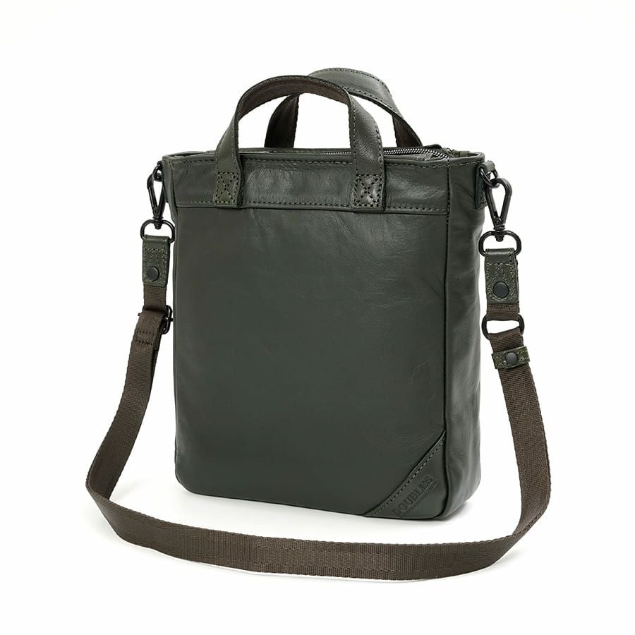 DOUBLES 縦型2wayショルダーバッグ イタリアンソフト牛革×牛革 JNW-7126