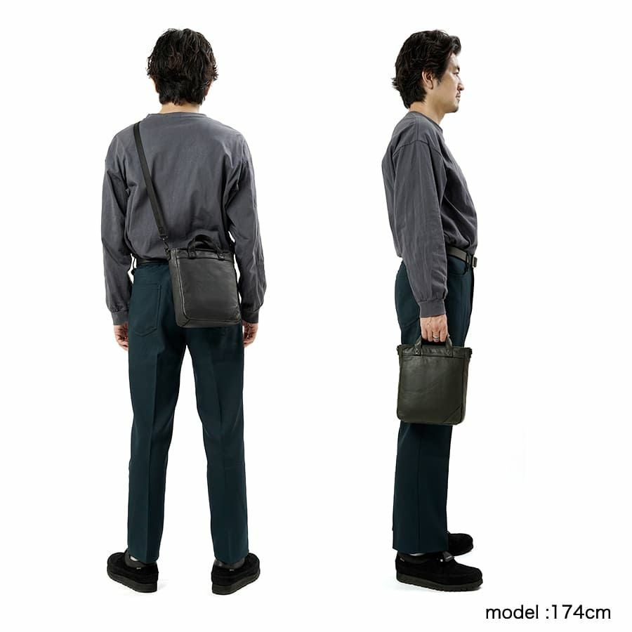 DOUBLES 2wayショルダーバッグ イタリアンソフト牛革×牛革 JNW-7126