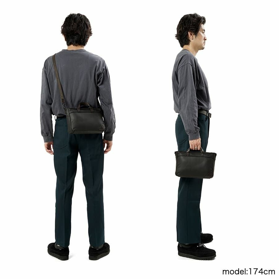 DOUBLES 2wayショルダーバッグ イタリアンソフト牛革×牛革 JNW-7127