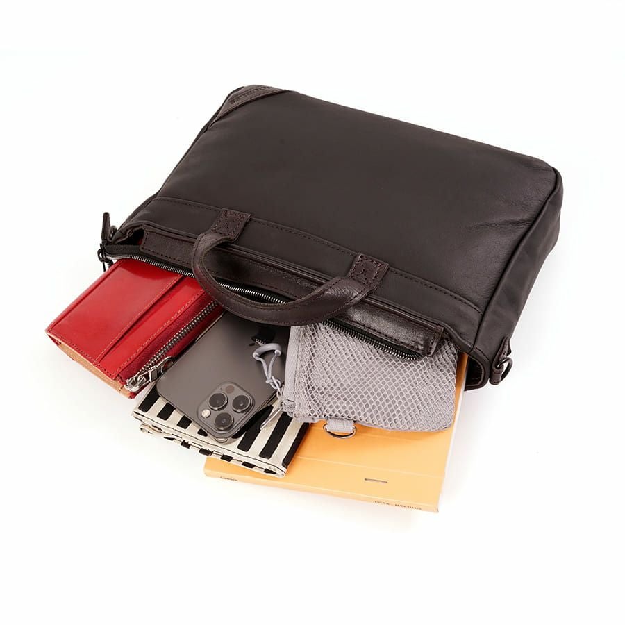 DOUBLES 2wayショルダーバッグ イタリアンソフト牛革×牛革 JNW-7127