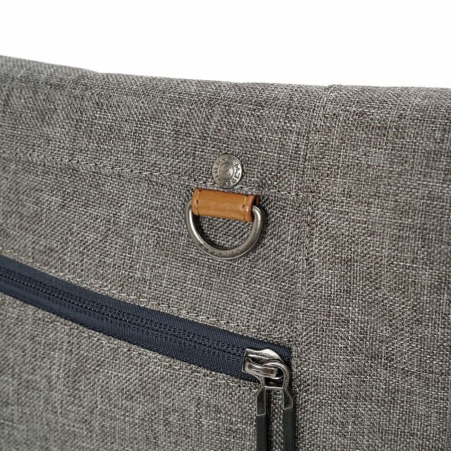 MOUSTACHE メッセンジャーバッグ 杢調ポリ×ヌメ調合皮 MDP-0657