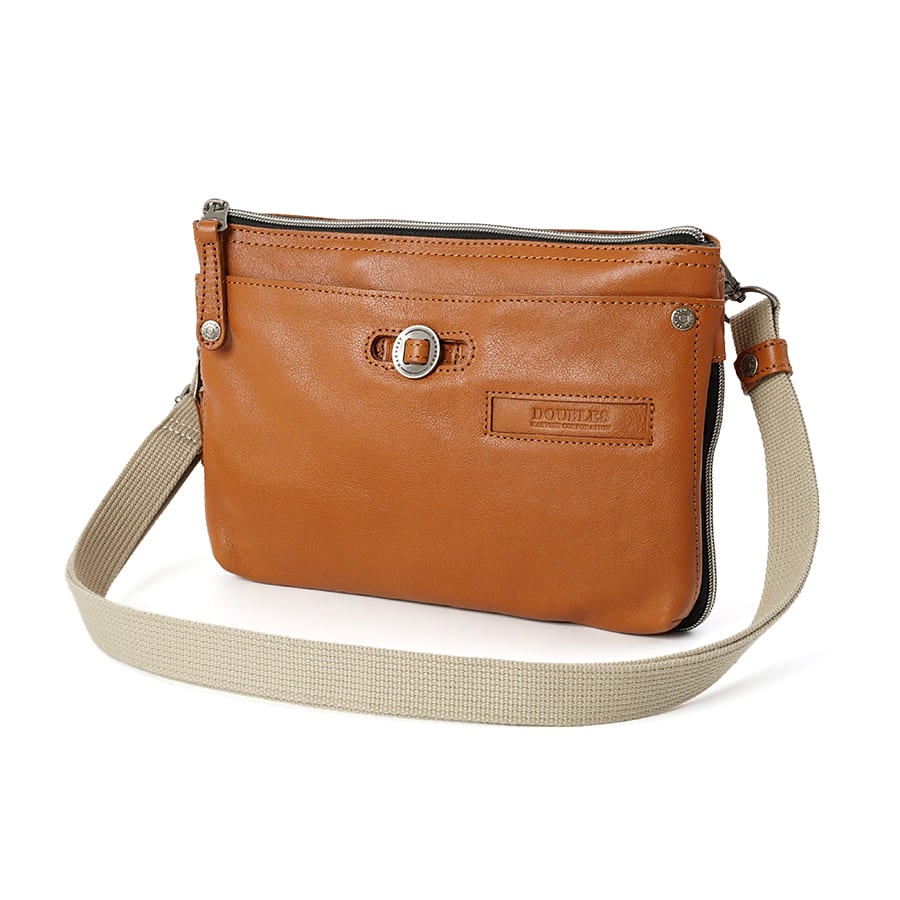 DOUBLES 2WAY クラッチ ショルダーバッグ 牛革 YHB-1703