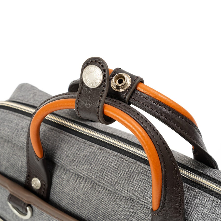 moustache on time 2WAY ショルダーバッグ ミニブリーフ ポリエステル×牛革×合皮 JPF-2176