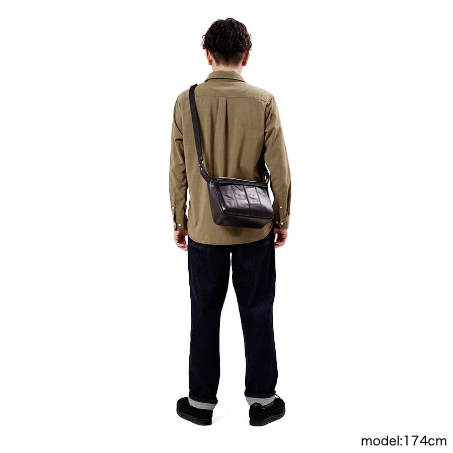 DOUBLES ショルダーバッグ イタリアンソフト牛革×牛革 KRP-7113