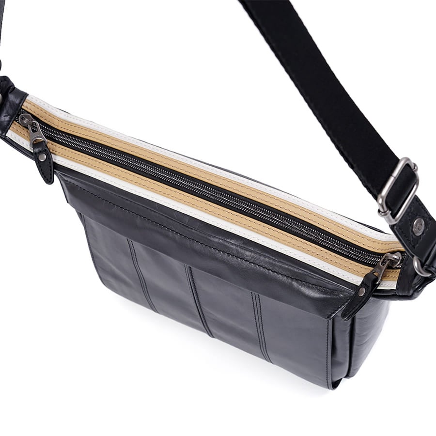 DOUBLES ショルダーバッグ イタリアンソフト牛革×牛革 KRP-7113