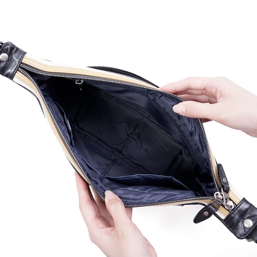 DOUBLES ショルダーバッグ イタリアンソフト牛革×牛革 KRP-7113