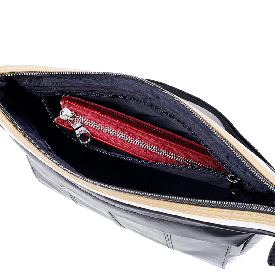 DOUBLES ショルダーバッグ イタリアンソフト牛革×牛革 KRP-7113