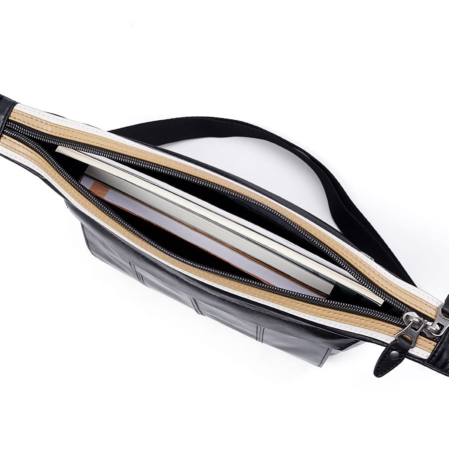 DOUBLES ショルダーバッグ イタリアンソフト牛革×牛革 KRP-7113