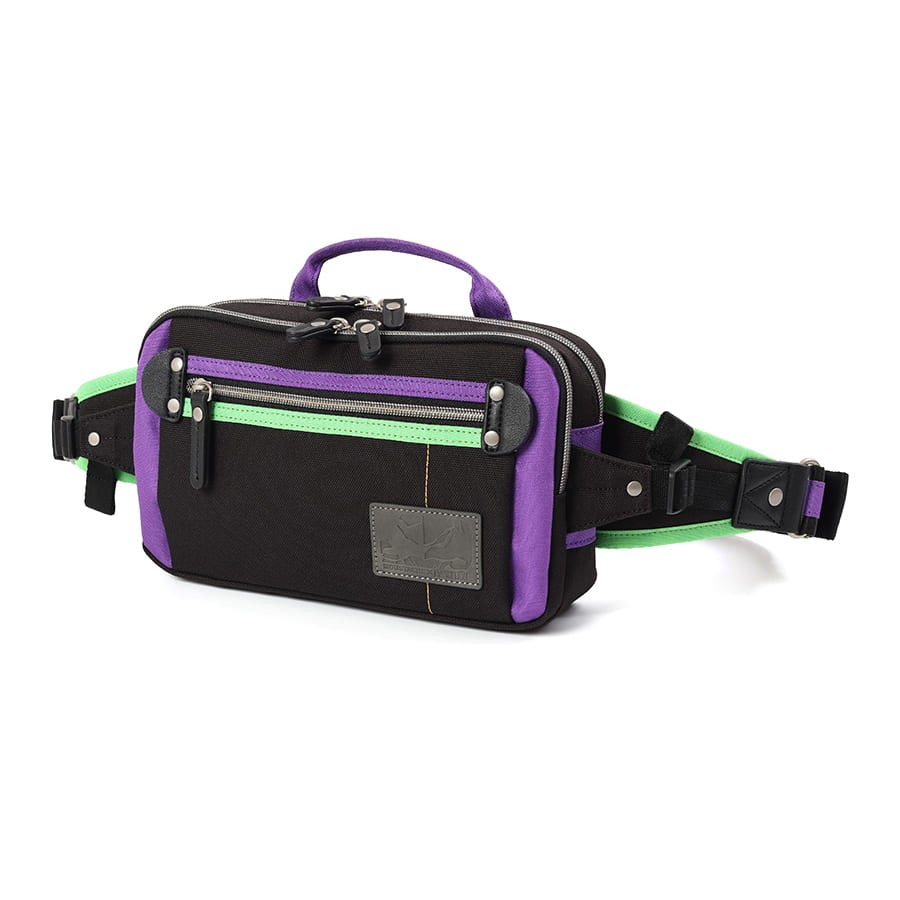 【エヴァンゲリオンコラボ】【数量限定】 MOUSTACHE ウエストバッグ ポリエステル×合皮 JDH-1850