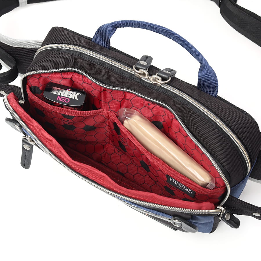 【エヴァンゲリオンコラボ】【数量限定】 MOUSTACHE ウエストバッグ ポリエステル×合皮 JDH-1850