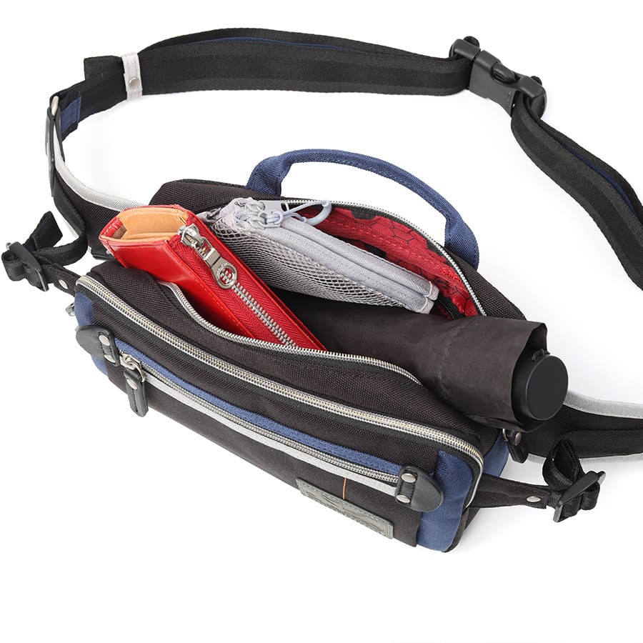 【エヴァンゲリオンコラボ】【数量限定】 MOUSTACHE ウエストバッグ ポリエステル×合皮 JDH-1850