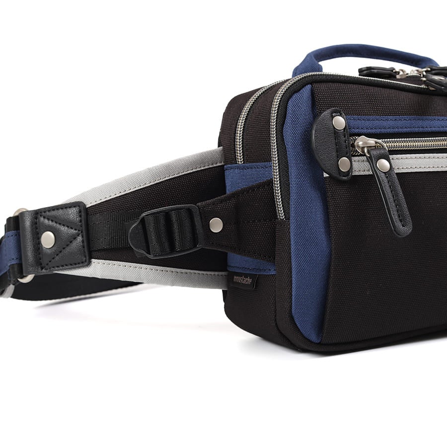 【エヴァンゲリオンコラボ】【数量限定】 MOUSTACHE ウエストバッグ ポリエステル×合皮 JDH-1850