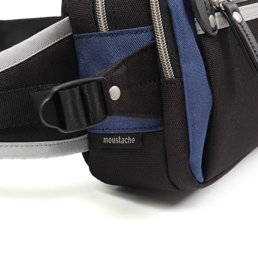 【エヴァンゲリオンコラボ】【数量限定】 MOUSTACHE ウエストバッグ ポリエステル×合皮 JDH-1850