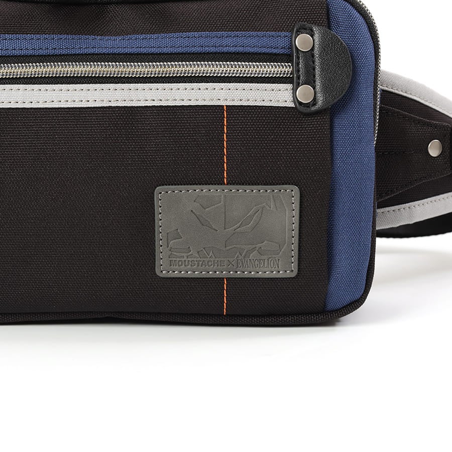 【エヴァンゲリオンコラボ】【数量限定】 MOUSTACHE ウエストバッグ ポリエステル×合皮 JDH-1850