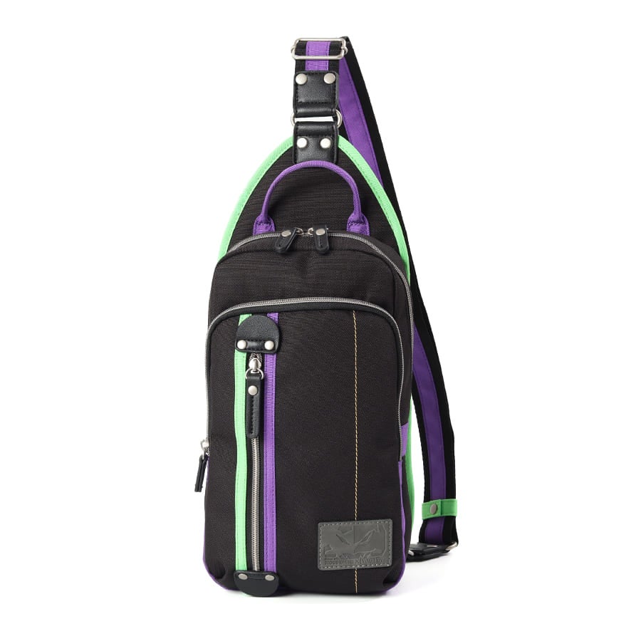 【エヴァンゲリオンコラボ】【数量限定】 MOUSTACHE ボディバッグ ポリエステル×合皮 JDH-1851