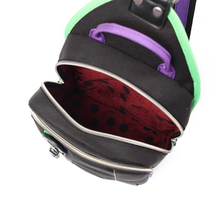 【エヴァンゲリオンコラボ】【数量限定】 MOUSTACHE ボディバッグ ポリエステル×合皮 JDH-1851