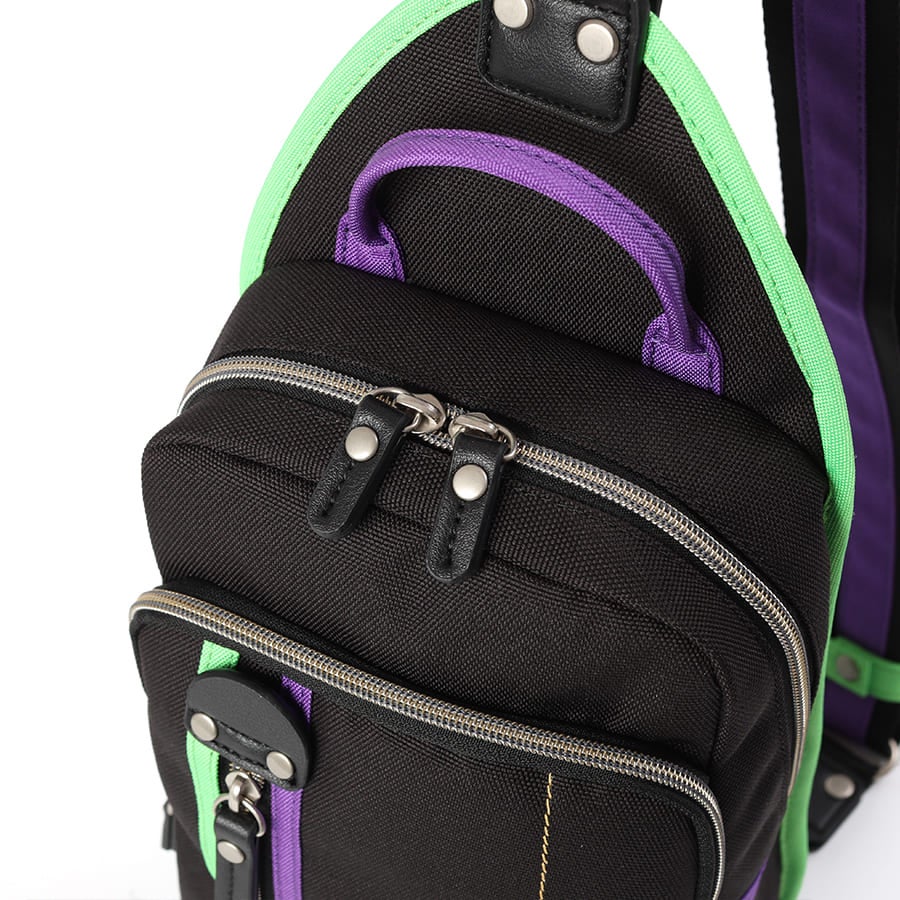 【エヴァンゲリオンコラボ】【数量限定】 MOUSTACHE ボディバッグ ポリエステル×合皮 JDH-1851