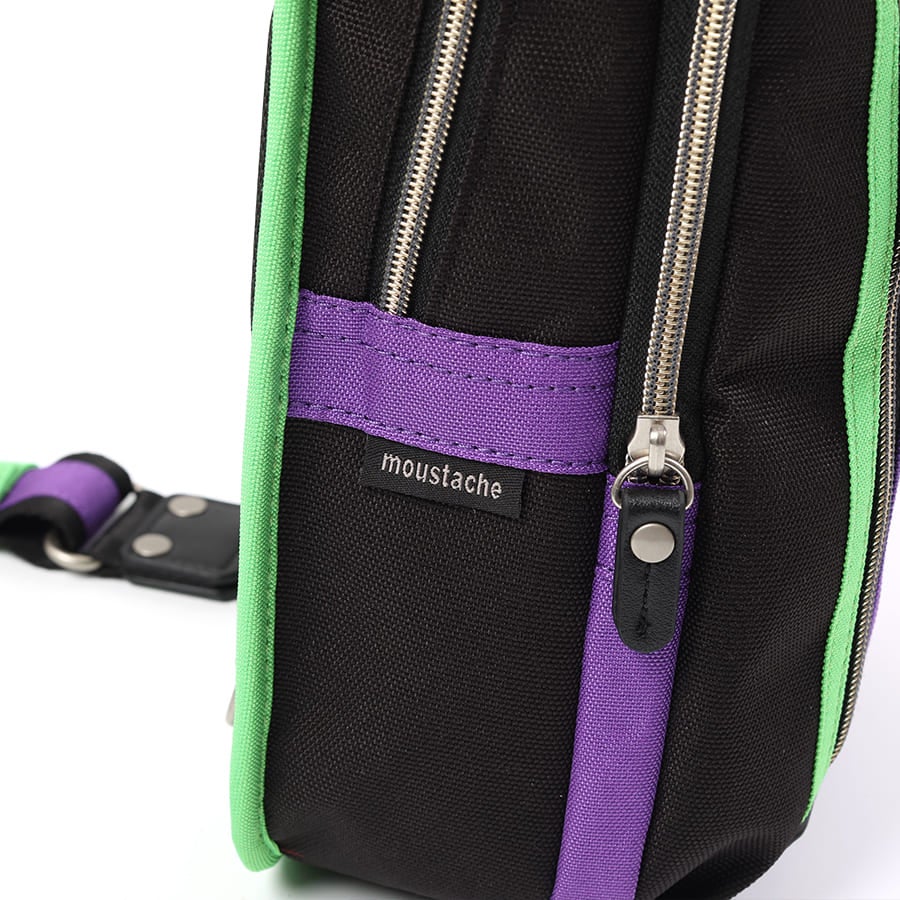 【エヴァンゲリオンコラボ】【数量限定】 MOUSTACHE ボディバッグ ポリエステル×合皮 JDH-1851