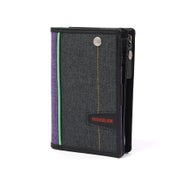 【エヴァンゲリオンコラボ】 【数量限定】 MOUSTACHE ミドルウォレット 杢調ポリエステル×牛革 NDH-1853