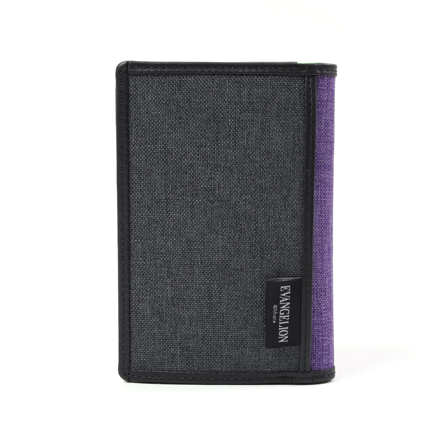 【エヴァンゲリオンコラボ】 【数量限定】 MOUSTACHE ミドルウォレット 杢調ポリエステル×牛革 NDH-1853