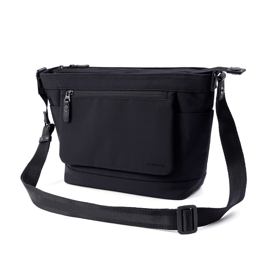 MOUSTACHE 撥水 ショルダーバッグ 高密ポリエステル撥水加工 BAY-0396