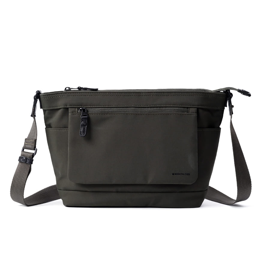 MOUSTACHE 撥水 ショルダーバッグ 高密ポリエステル撥水加工 BAY-0396