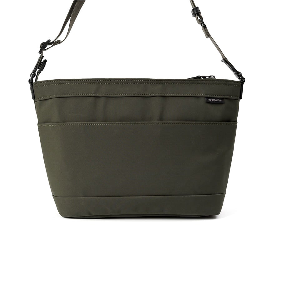MOUSTACHE 撥水 ショルダーバッグ 高密ポリエステル撥水加工 BAY-0396