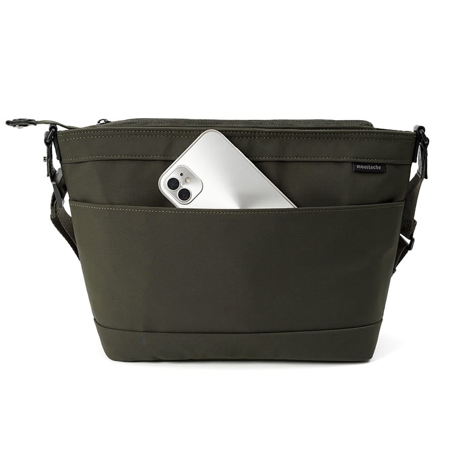 MOUSTACHE 撥水 ショルダーバッグ 高密ポリエステル撥水加工 BAY-0396