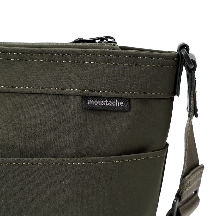 MOUSTACHE 撥水 ショルダーバッグ 高密ポリエステル撥水加工 BAY-0396