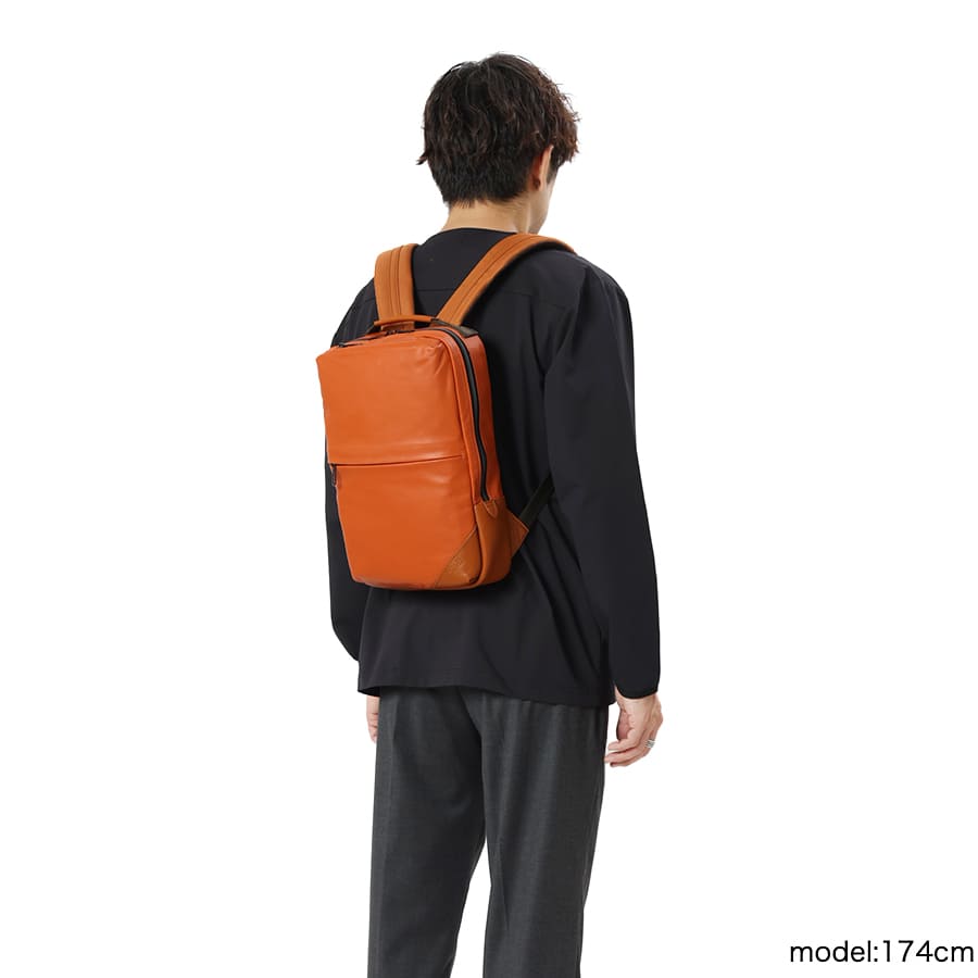 DOUBLES スクエアリュック イタリアンソフト牛革×牛革 JNW-7128