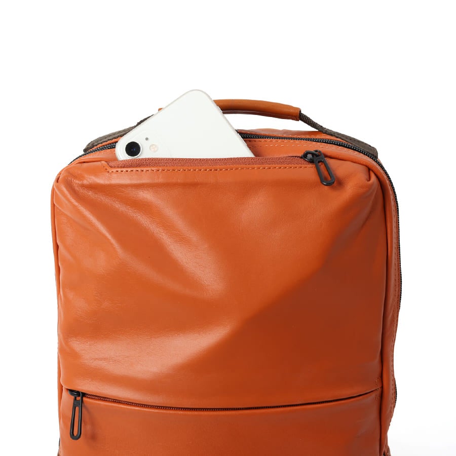 DOUBLES スクエアリュック イタリアンソフト牛革×牛革 JNW-7128