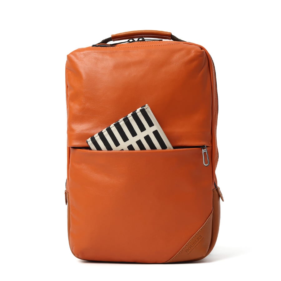 DOUBLES スクエアリュック イタリアンソフト牛革×牛革 JNW-7128