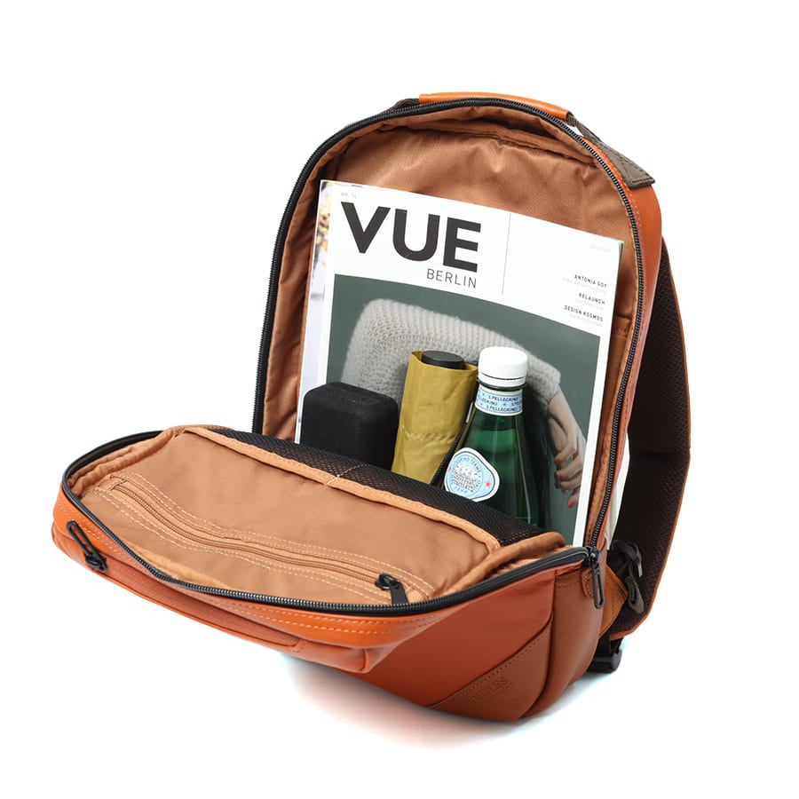 DOUBLES スクエアリュック イタリアンソフト牛革×牛革 JNW-7128