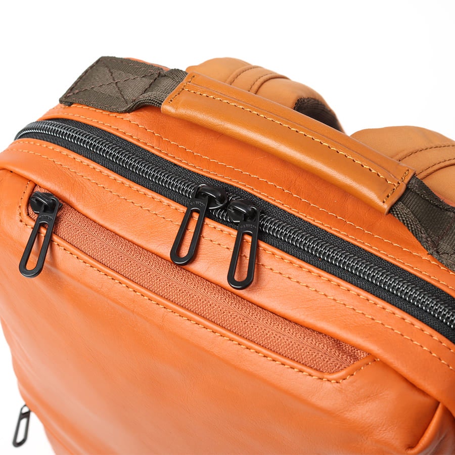 DOUBLES スクエアリュック イタリアンソフト牛革×牛革 JNW-7128