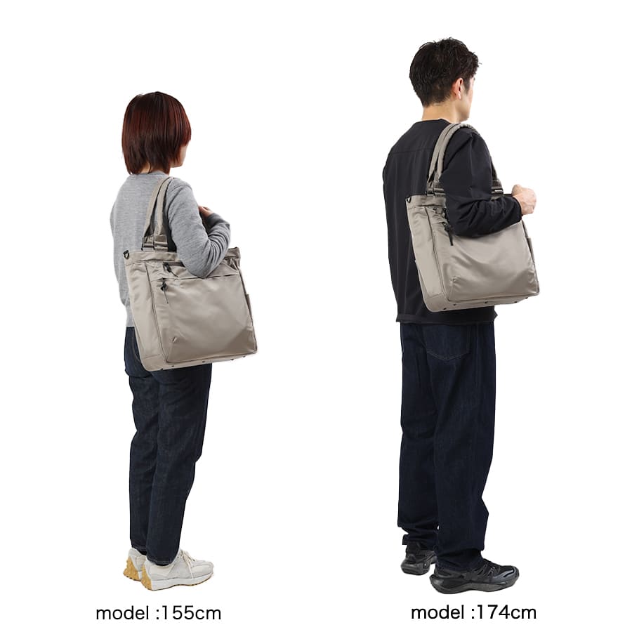 DSBK 2WAYトートバッグ 撥水 PC収納 高密度ナイロンツイル(ダントツ撥水加工) JXF-3439