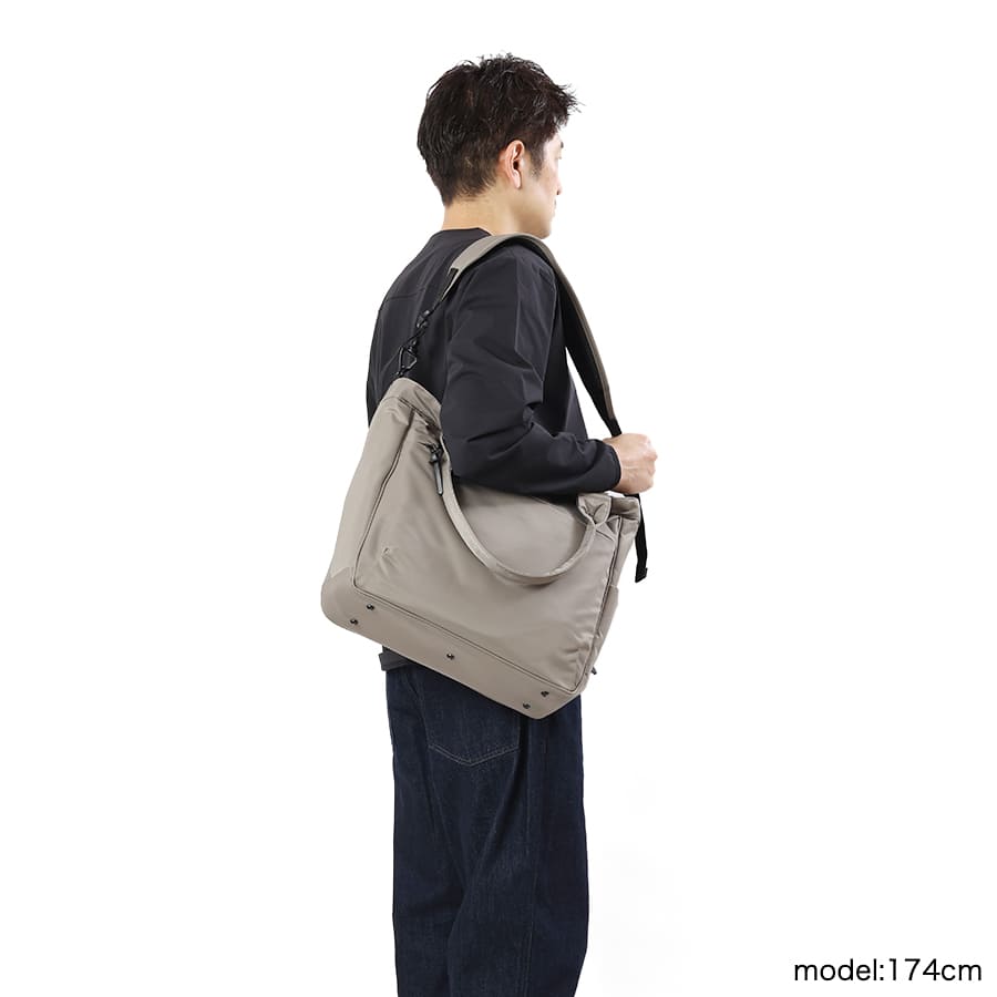 DSBK 2WAYトートバッグ 撥水 PC収納 高密度ナイロンツイル(ダントツ撥水加工) JXF-3439