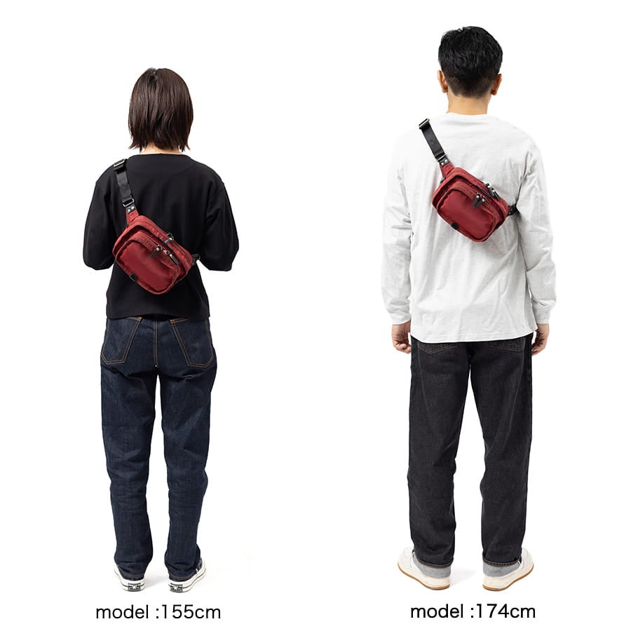 Heart Made Factory ウエストポーチ 高密ポリエステル FY-0300