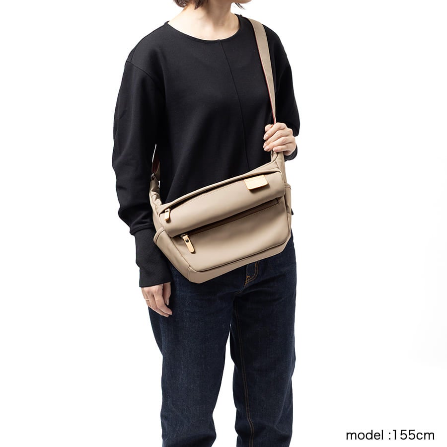 Heart Made Factory ショルダーバッグ ラバー調合皮 FY-0453