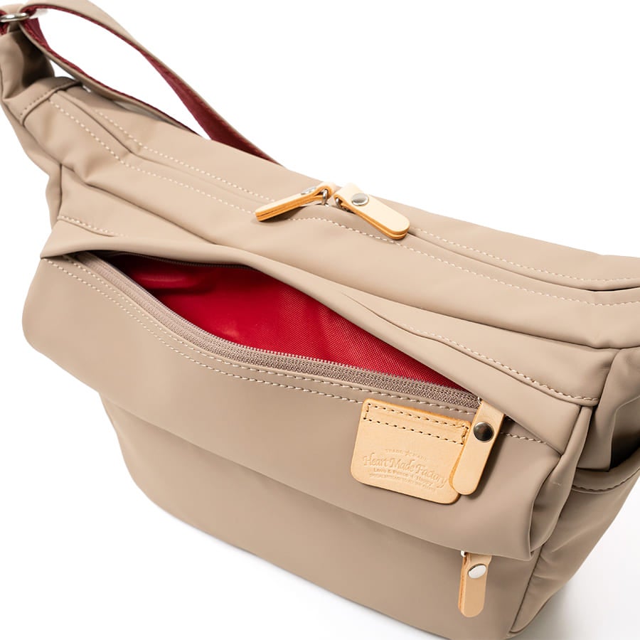 Heart Made Factory ショルダーバッグ ラバー調合皮 FY-0453