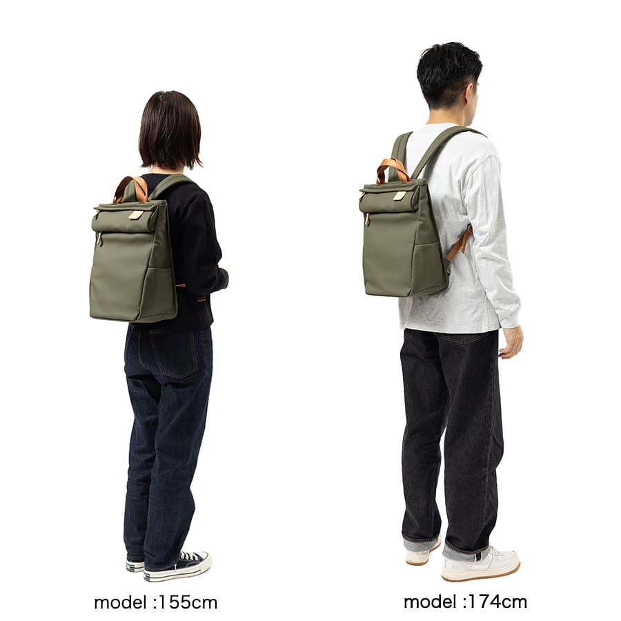 Heart Made Factory リュックサック ラバー調合皮 FY-0450