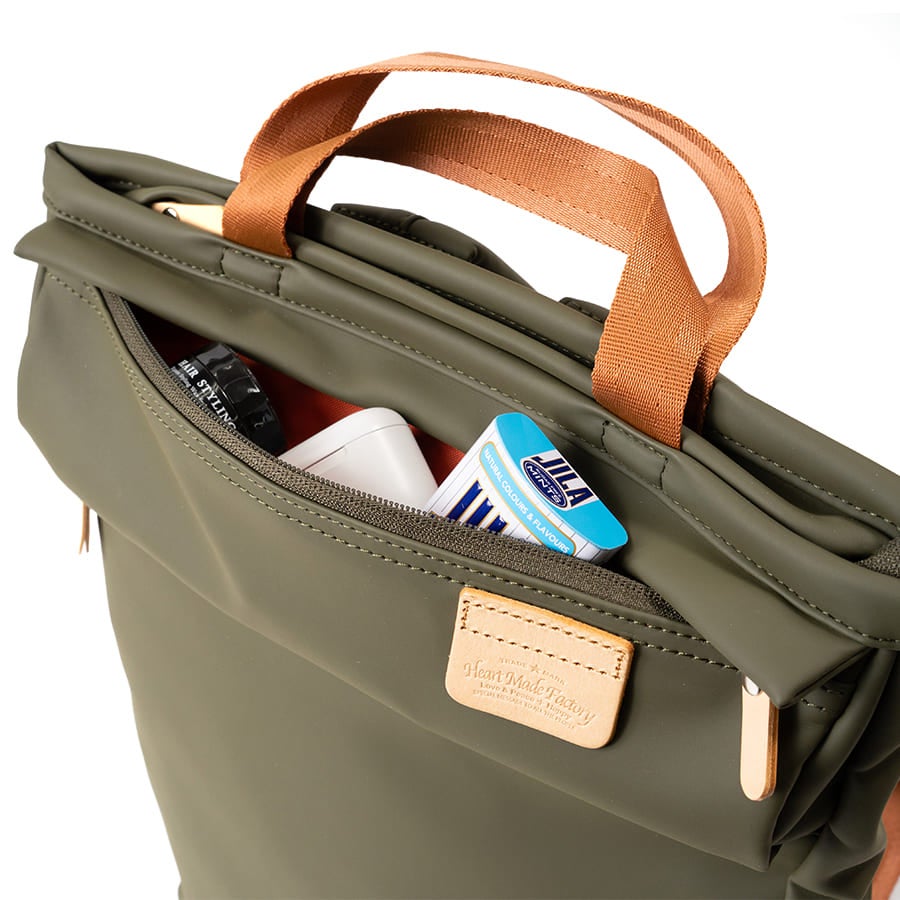 Heart Made Factory リュックサック ラバー調合皮 FY-0450