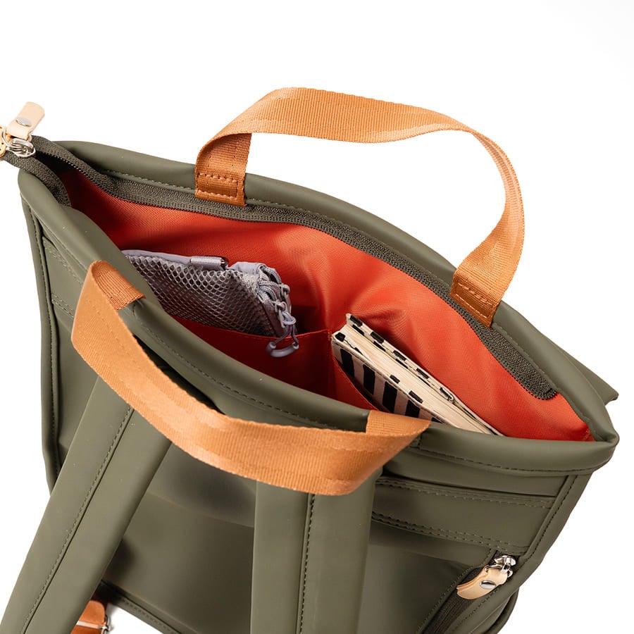 Heart Made Factory リュックサック ラバー調合皮 FY-0450