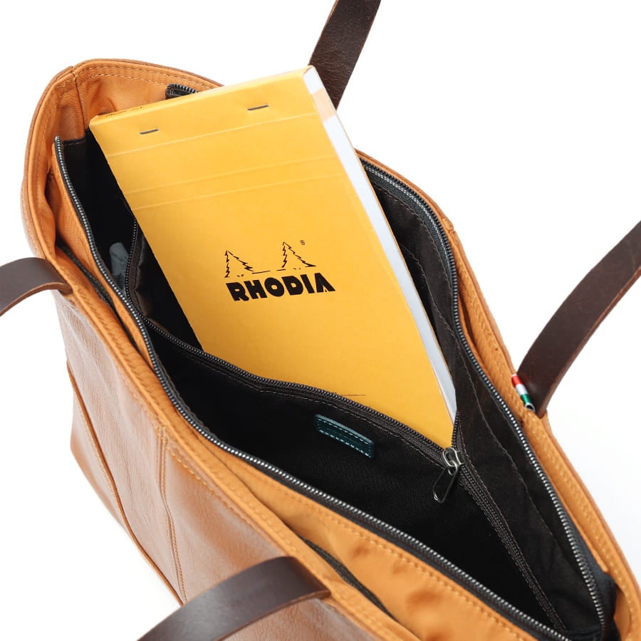  DOUBLES トートバッグ A4 牛革×イタリアンヌメ牛革 BRY-7611