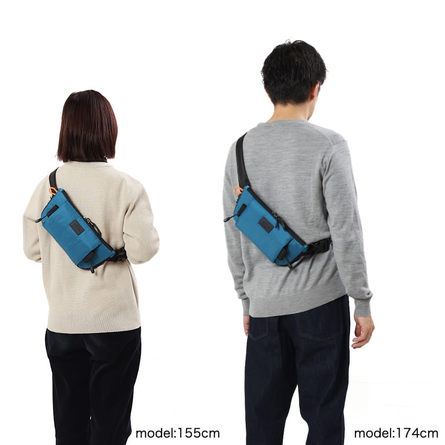 MOUSTACHE ウエストバッグ 210Dヘビーツイルナイロン×ポリエステル JAU-4499