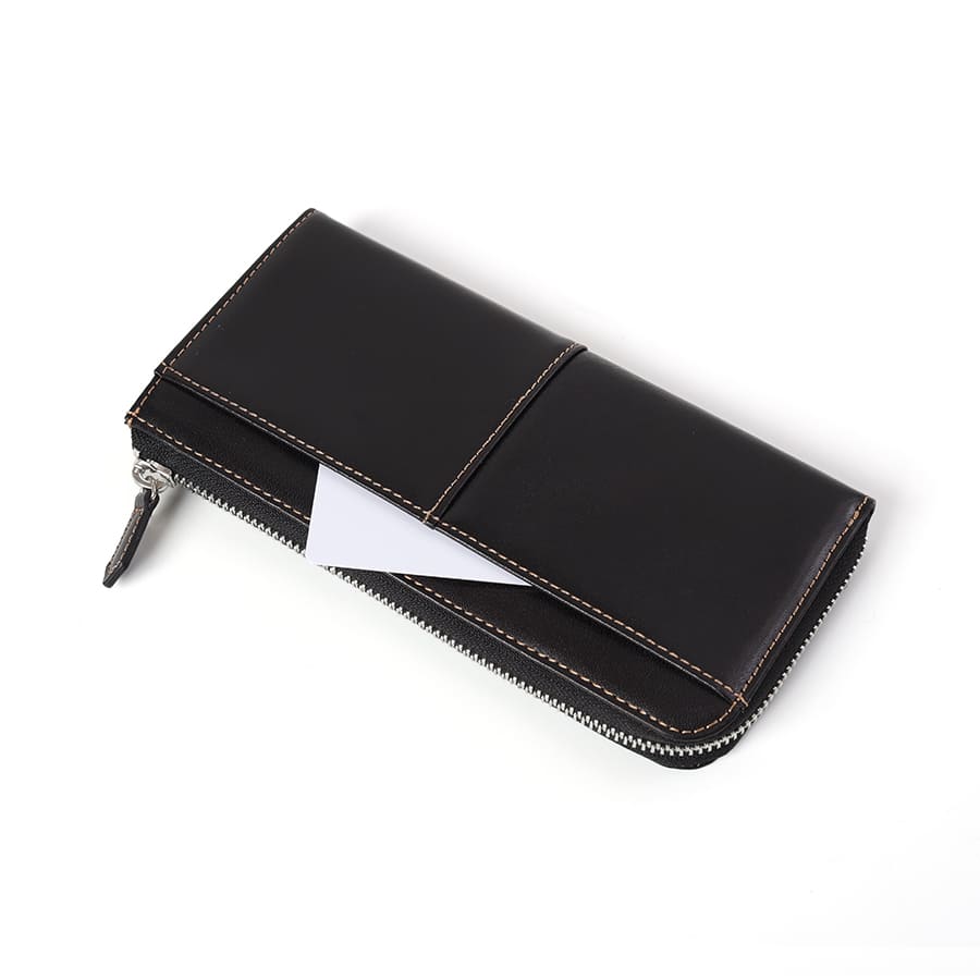 MOUSTACHE L字ファスナー長財布 イタリアン牛革 DAG-0413