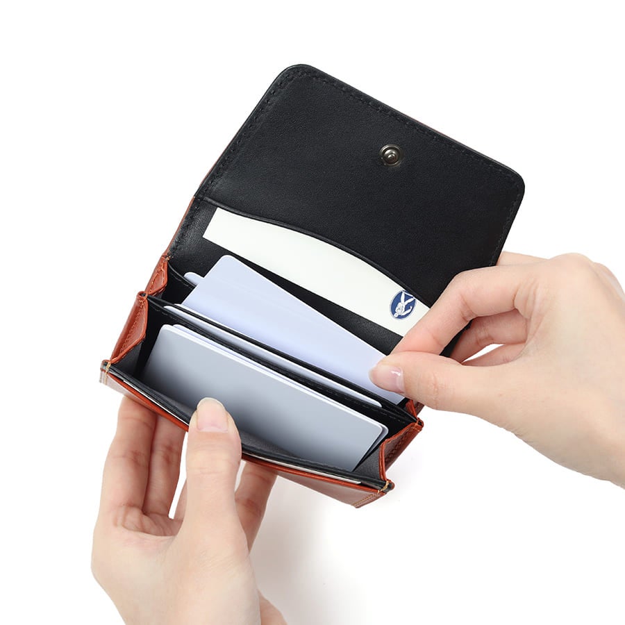 公式】 DOUBLES カードケース イタリアンレザー 本革 RFID スキミング