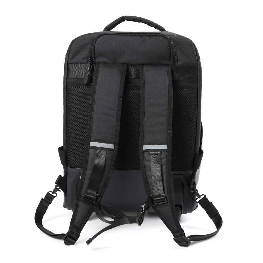 MOUSTACHE キャスター付きキャリーリュックサック 37L 機内持ち込み対応 ポリエステル MIU-0523