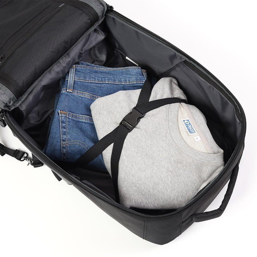 MOUSTACHE キャスター付きキャリーリュックサック 37L 機内持ち込み対応 ポリエステル MIU-0523