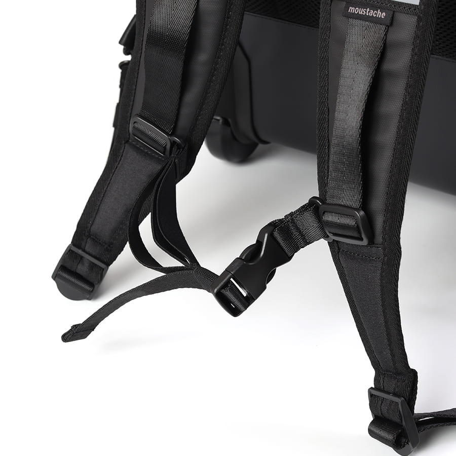 MOUSTACHE キャスター付きキャリーリュックサック 37L 機内持ち込み対応 ポリエステル MIU-0523